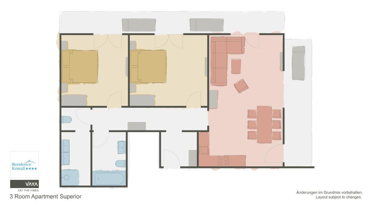 Residence Kristall By Vaya Inklusive Joker Card Saalbach-Hinterglemm Exteriör bild